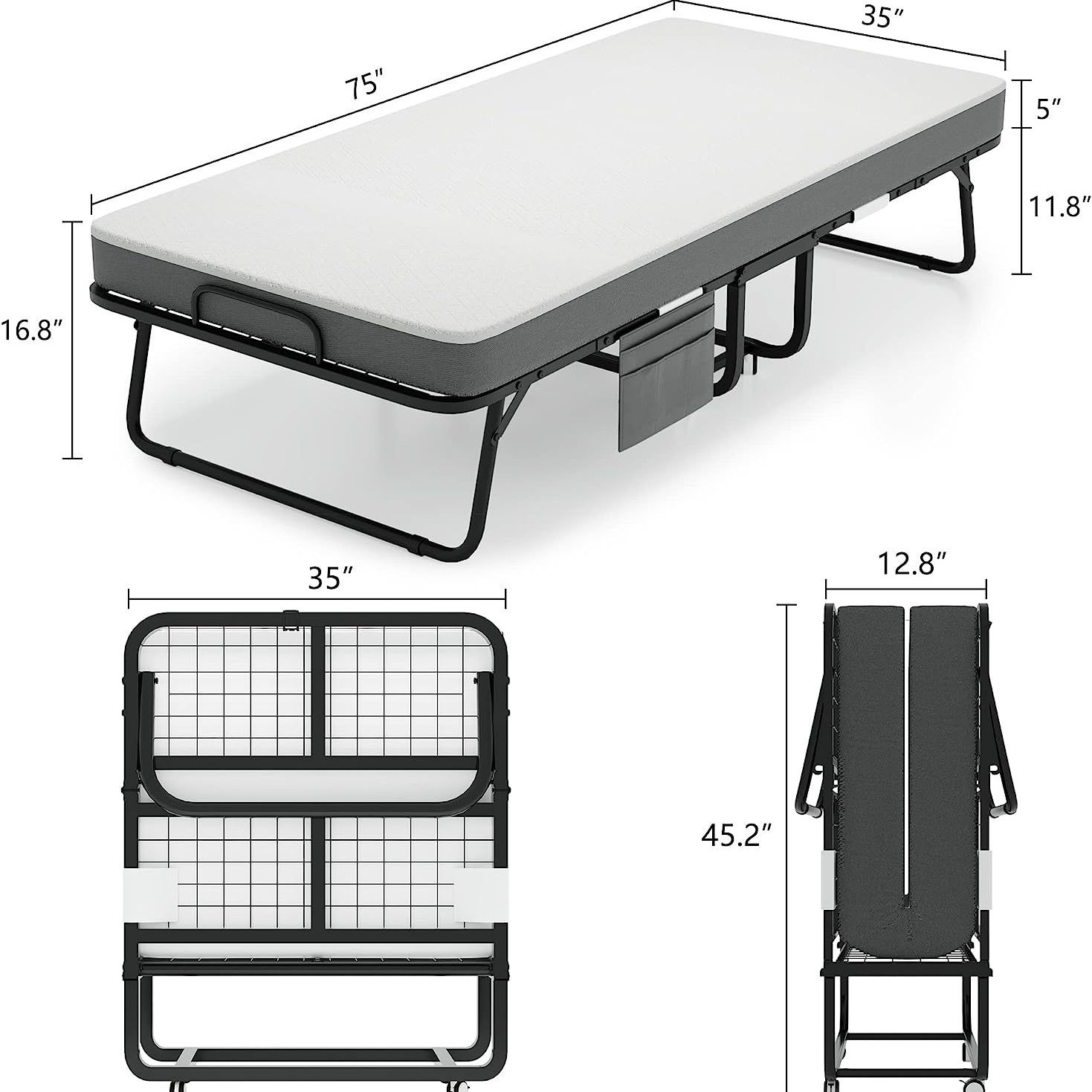 Home Office Of Amazon - Cama dobrável Amazon para escritório e