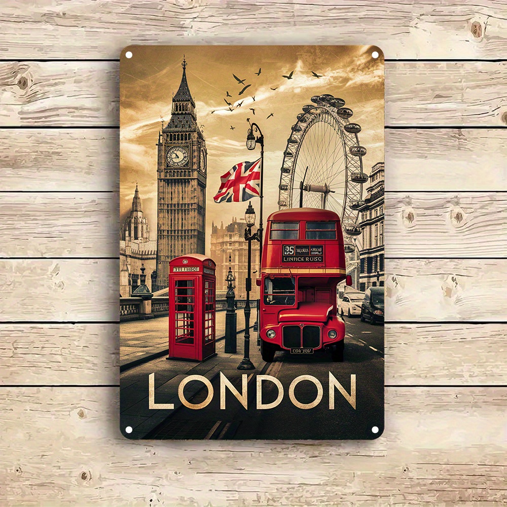 Home Office Icon - Placa de arte de parede vintage