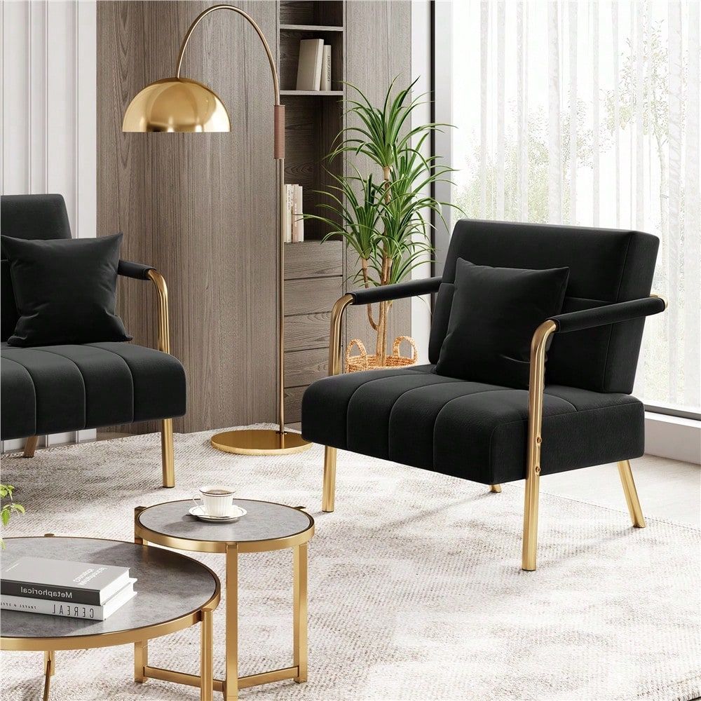 Home Office Cozy - Cadeira de Acento Estofada Moderna em