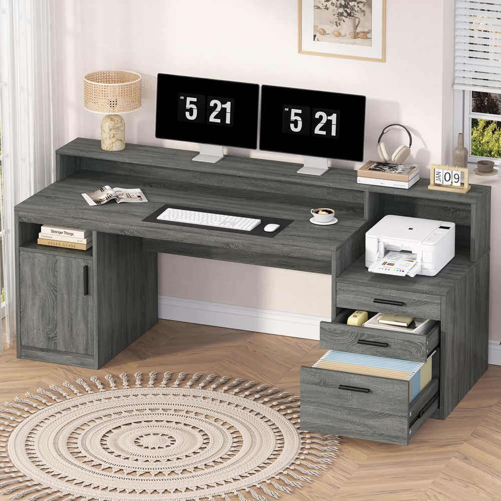 Home Office 365 - Mesa de Computador de 65 Polegadas