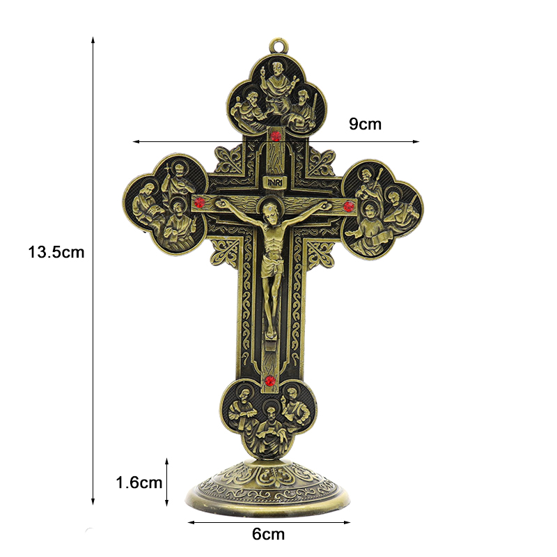 Cruz religiosa católica, 12 ap - Home Office Icon avaliação e preço