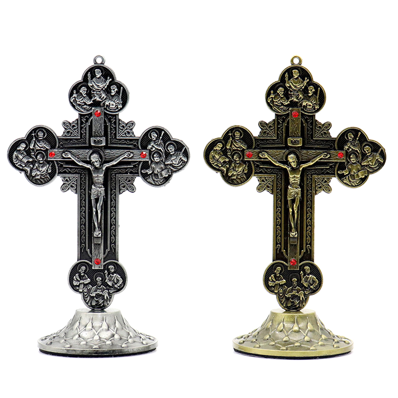 Cruz religiosa católica, 12 ap - Home Office Icon avaliação e preço