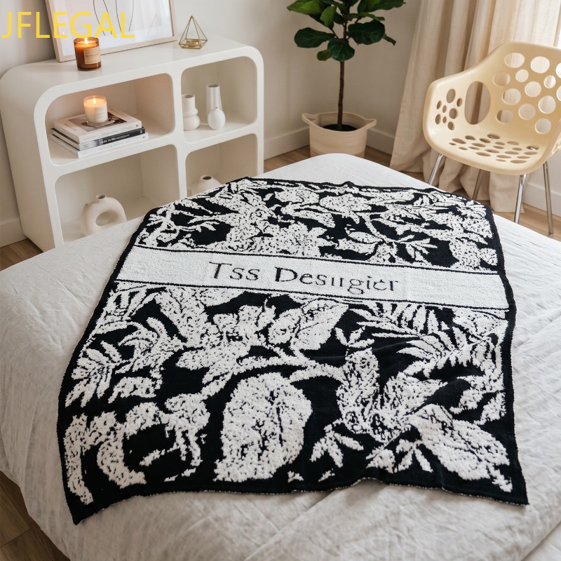 Manta Decorativa Vintage Preta - Home Office 365 avaliação e preço