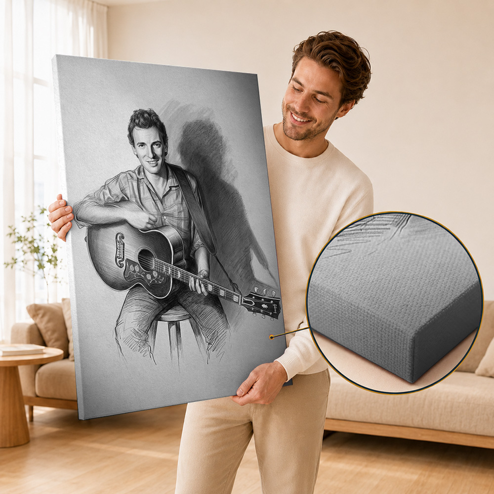 Pôster em tela de Bruce Spring - Home Office Icon avaliação e preço