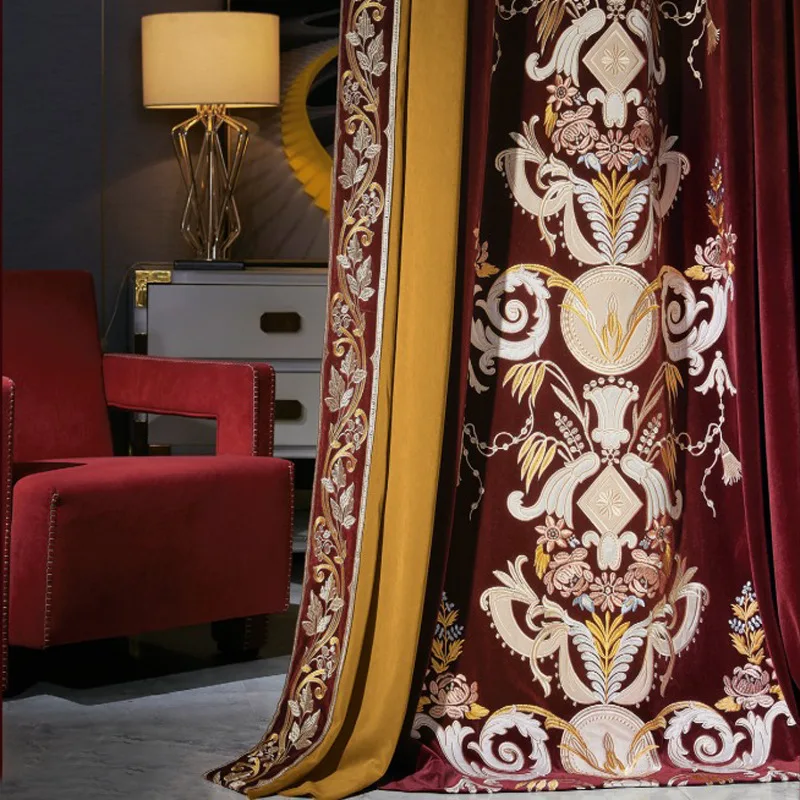 Cortinas de flanela francesas  - Home Office Buy avaliação e preço