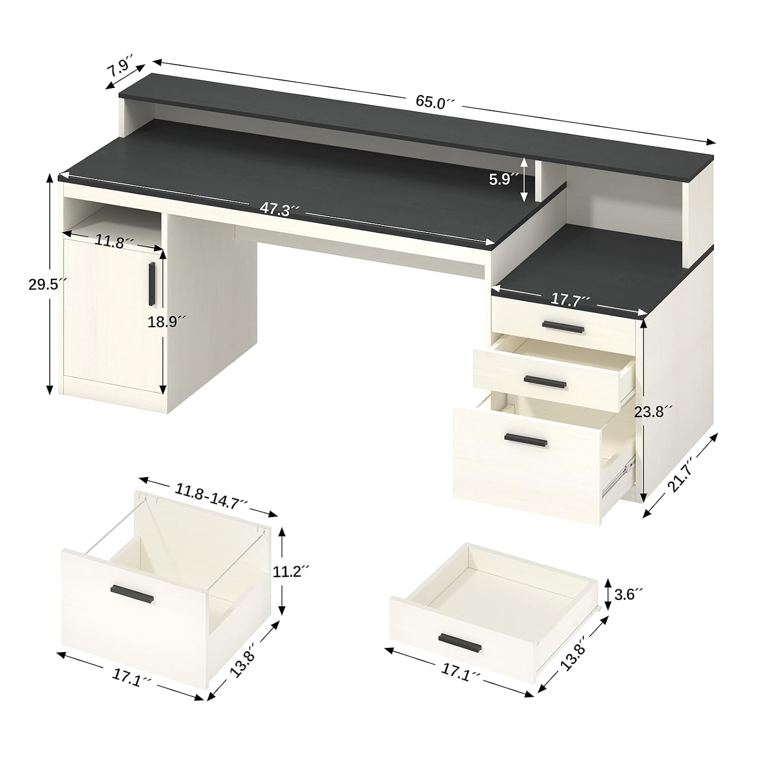Mesa de Computador de 65