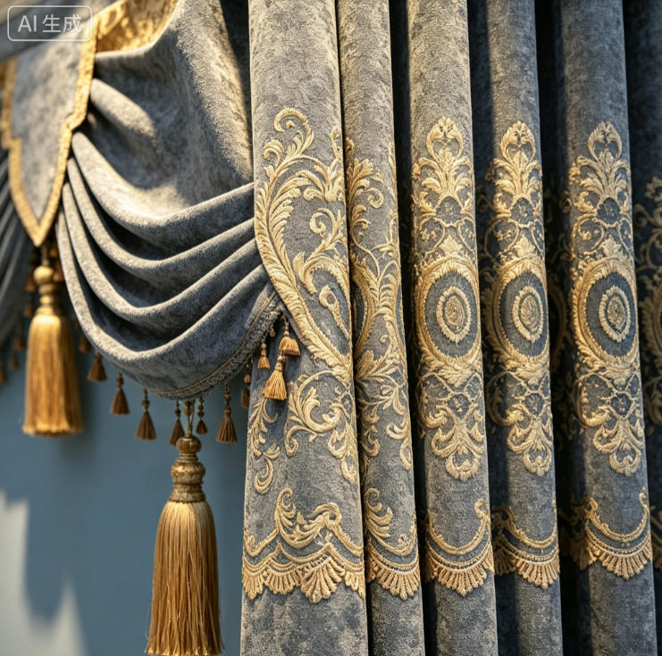 Cortinas de Luxo Europeias em  - Home Office Buy avaliação e preço