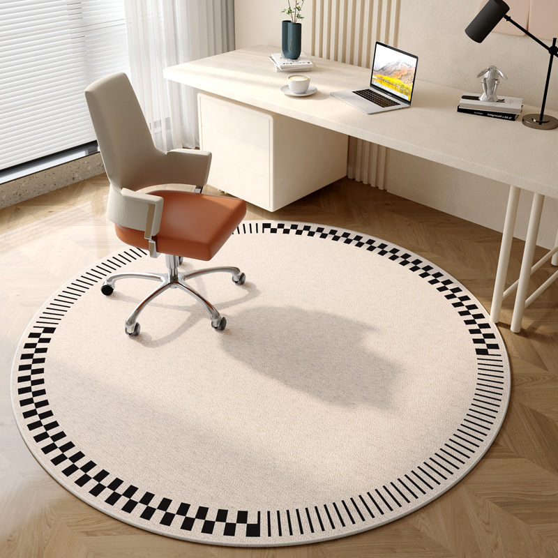 Tapete Redondo Moderno Abstrat - Home Office Cozy avaliação e preço