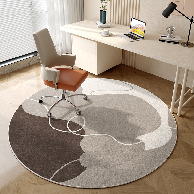 Tapete Redondo Moderno Abstrat - Home Office Cozy avaliação e preço